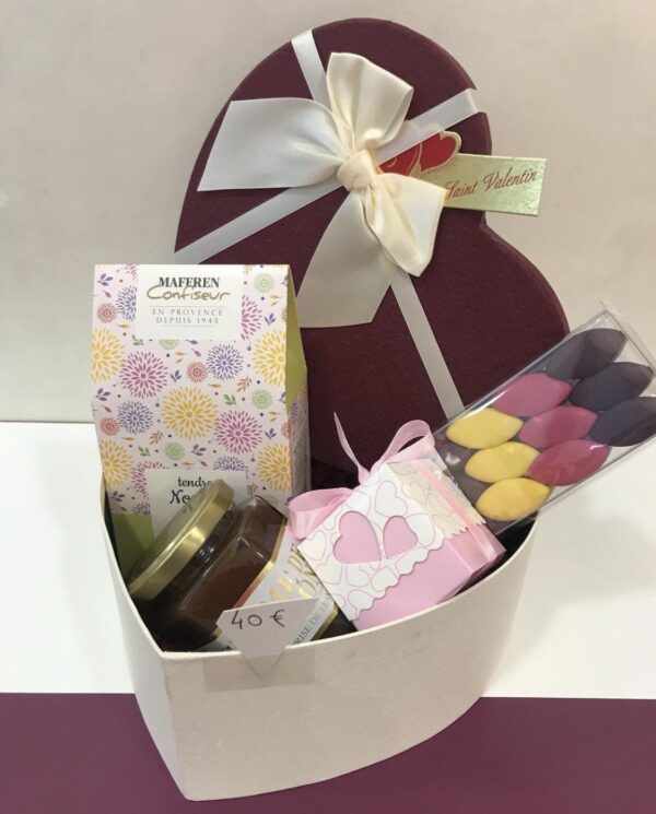 Panier garni special saint valentin